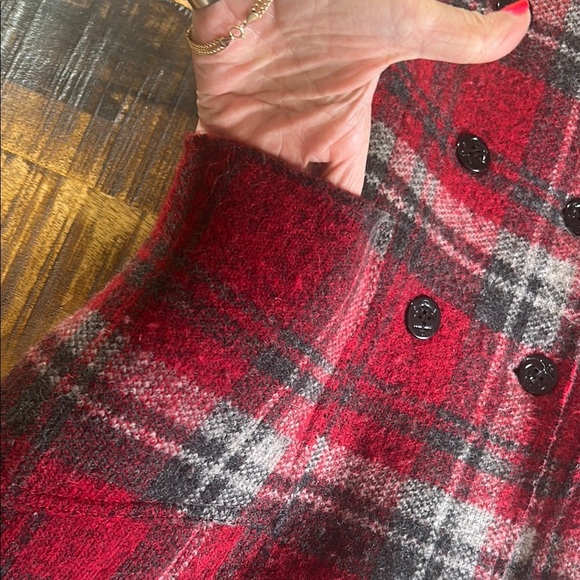 Bomboogie Italian Black wool Pea Coat size 2 - Picture 10 of 15